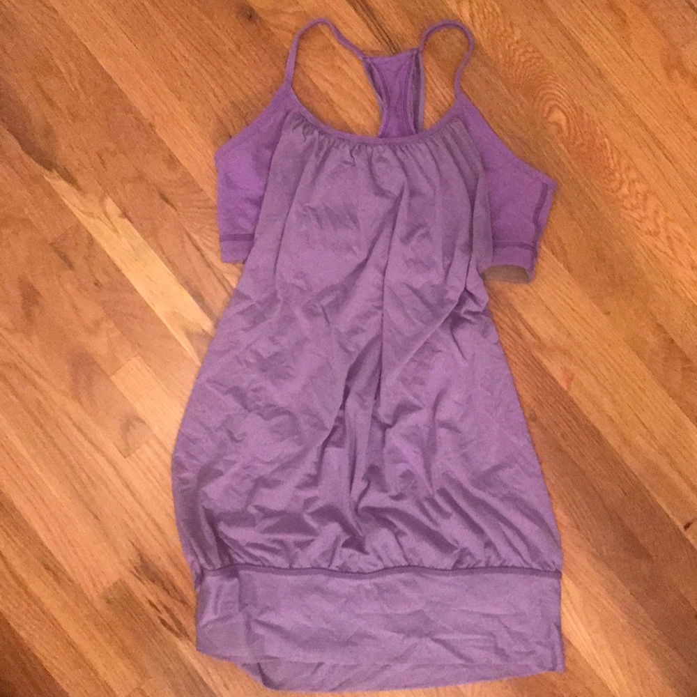 Purple lulu lemon tank top